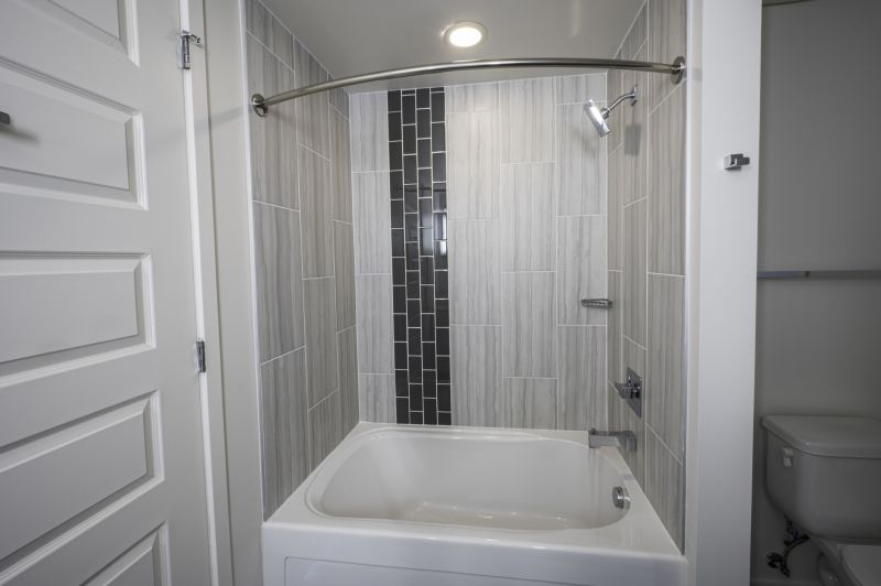 Shower-Tub Combo in a Small Bathroom